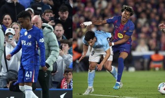 Dois jogadores talentosos choram em campo